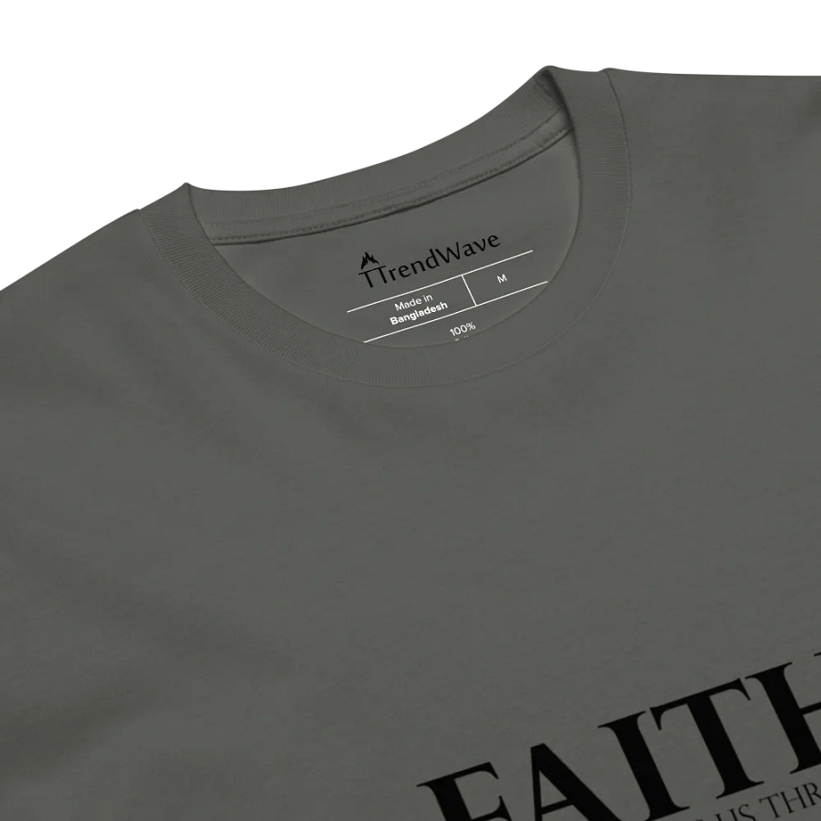 Faith: Guiding Light Through Darkness As Colour Unisex Premium T-Shirt ( black version ) product image (5)