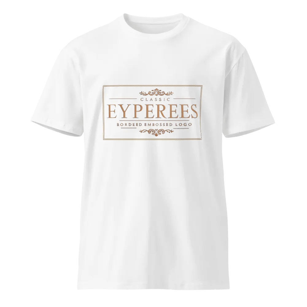 Embossed Vintage Typography T-Shirt product image (1)