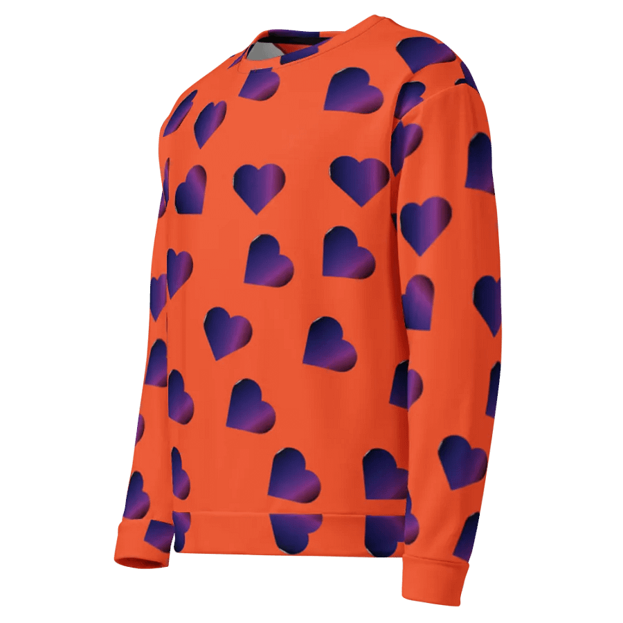 Love Pattern Vibrant Hearts Unisex Sweatshirt product image (8)
