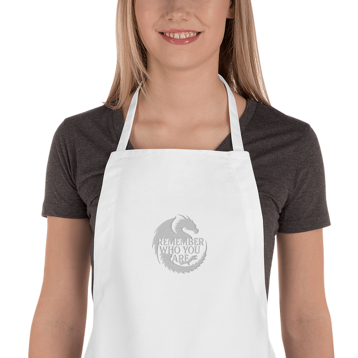 ❄️ White Dragon Apron – “Remember Who You Are” product image (3)