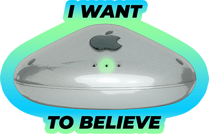Apple Airport UFO sticker product image (1)