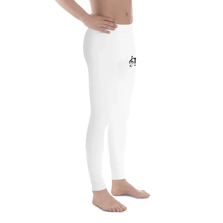 Men's Performance Slim Fit White Leggings - TDS Music Exclusive product image (8)