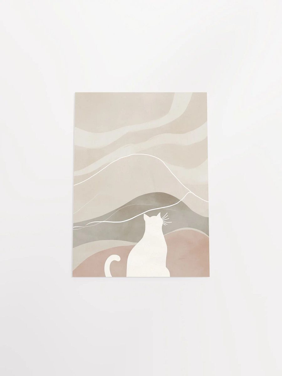 Minimalist Cat Silhouette Poster product image (8)