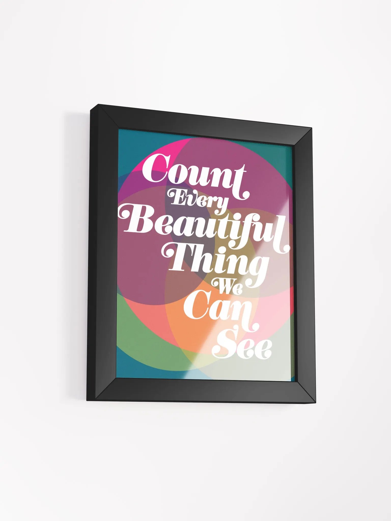 Count Every Beautiful Thing Desk Art product image (5)