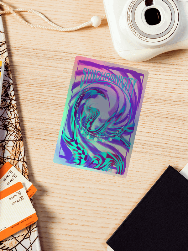 Synchronicity Spiral Sticker product image (4)