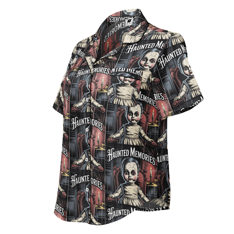 Midnight Veil Designs 'Haunted Memories' Gothic Pyjama Top - All-Over Print Women's Short Sleeve product image (1)