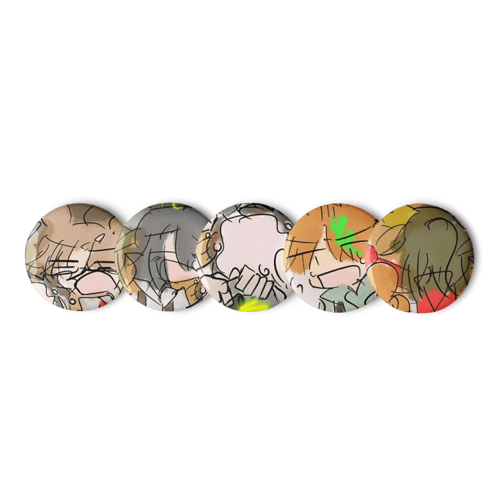 Finding a new member for this blog Christmas pin buttons product image (3)