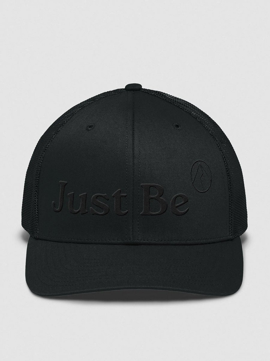 Just Be, Just Black Trucker Cap product image (1)