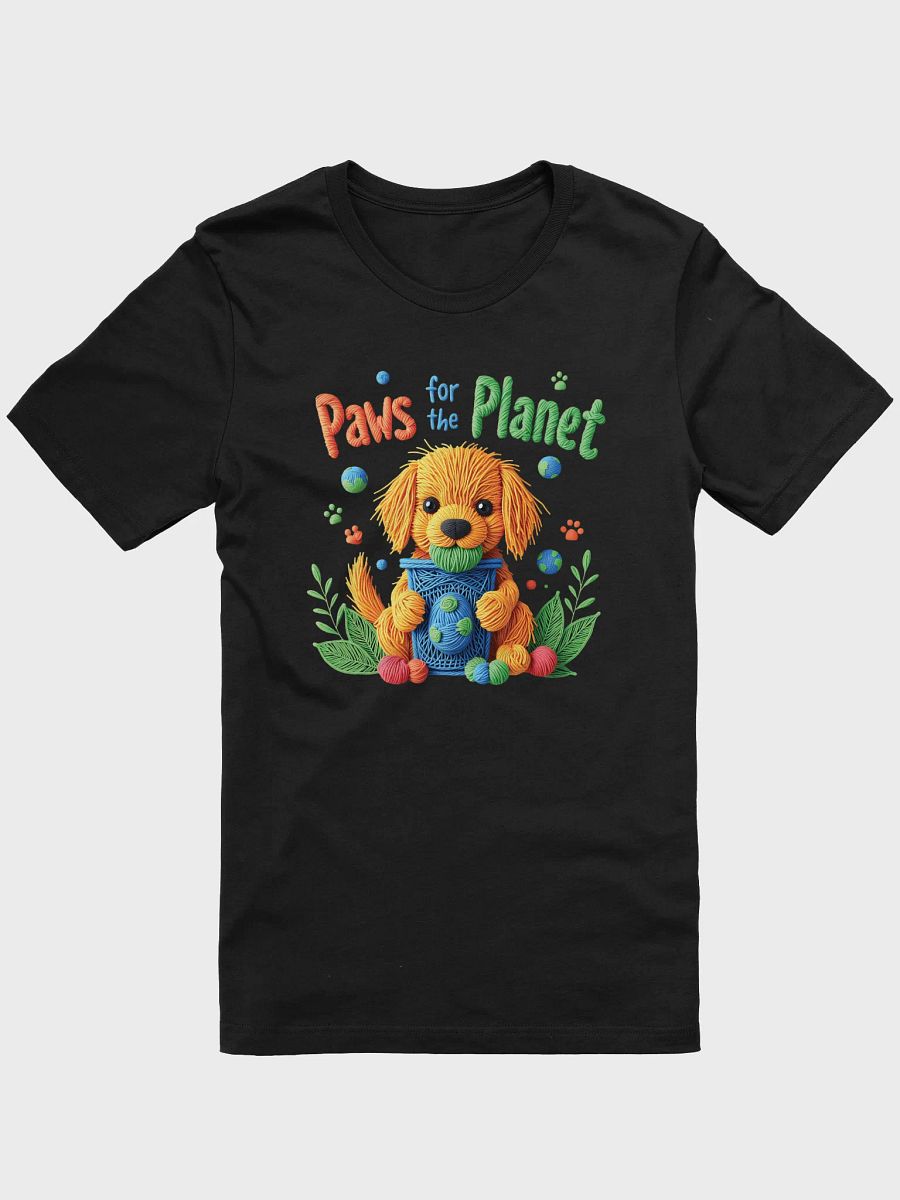 Paws for the Planet - Cute Eco-Friendly Dog Earth Day T-Shirt product image (2)