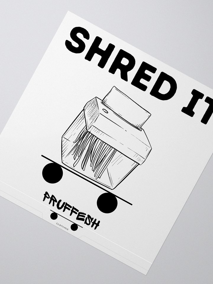 Shredder Sticker product image (2)