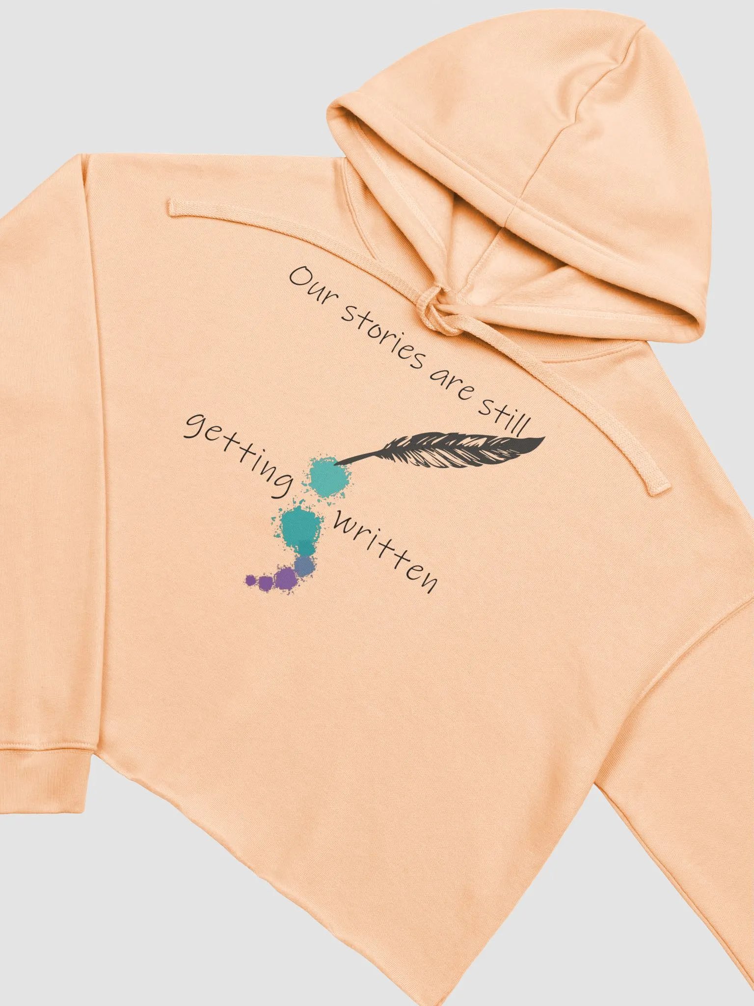 In Memorandum Dark Font Crop Top product image (6)