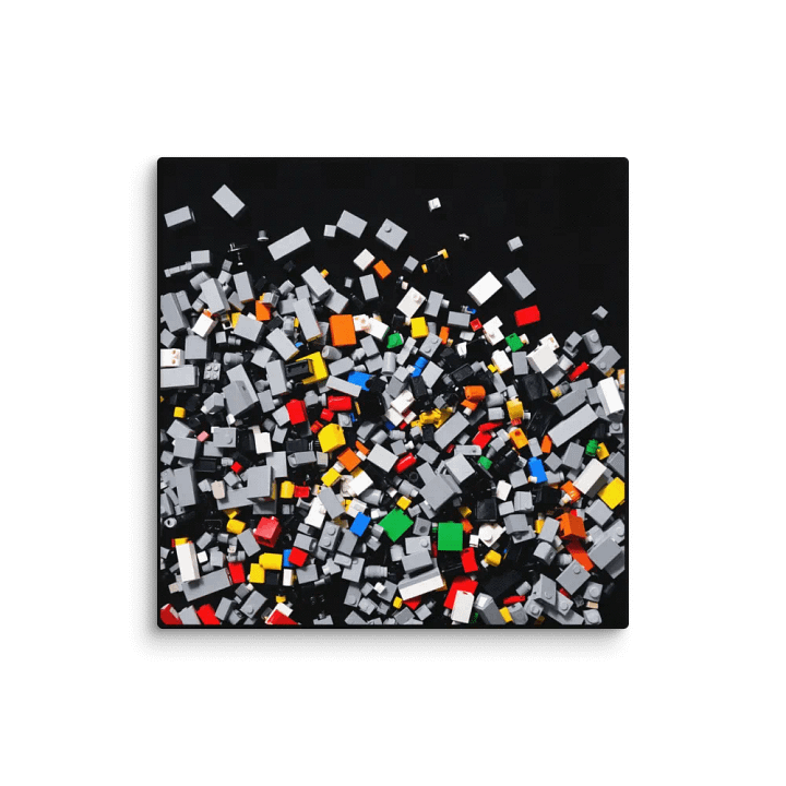 Colorful Chaos: The World of Imagination Wall Art product image (1)