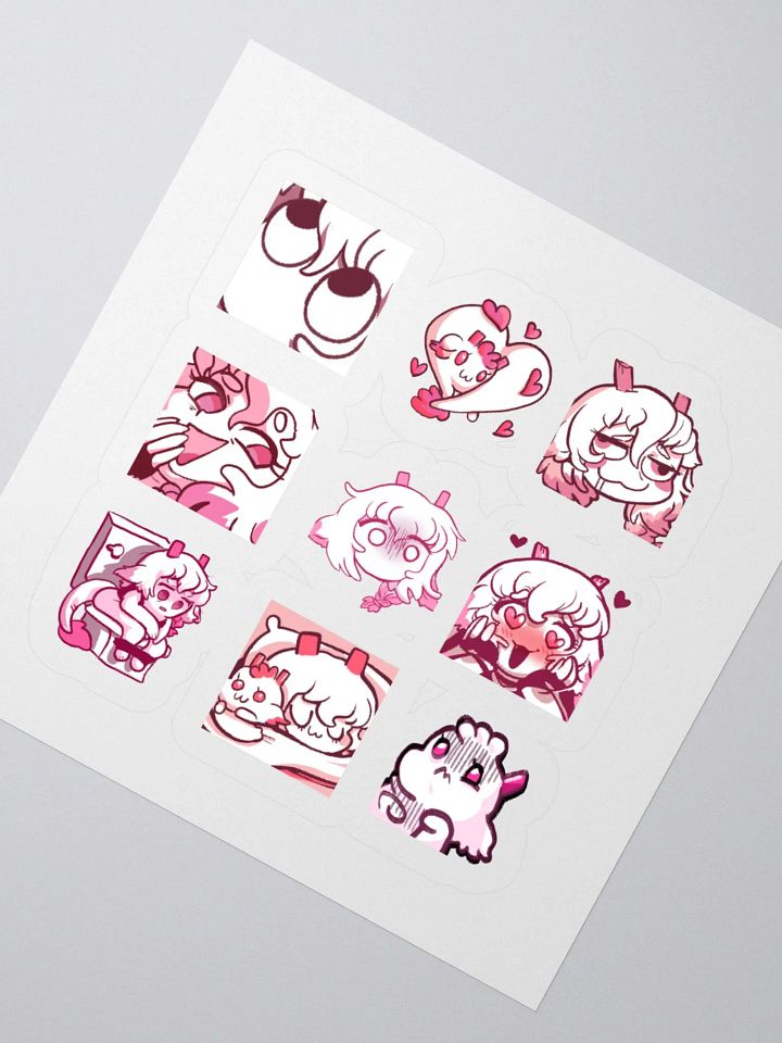 MEGA Pack Emotes Stickersheet product image (4)
