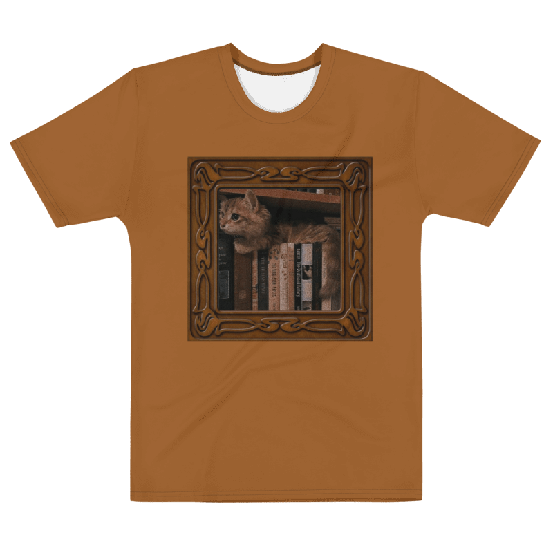 LIBRARY CAT T SHIRT product image (1)