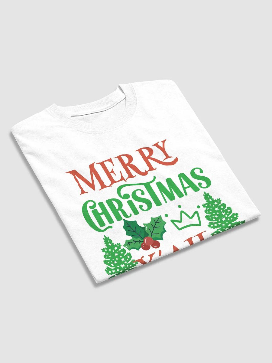 RED Nice Christmas Festive Tee Shirt Gildan 5000 USA product image (15)