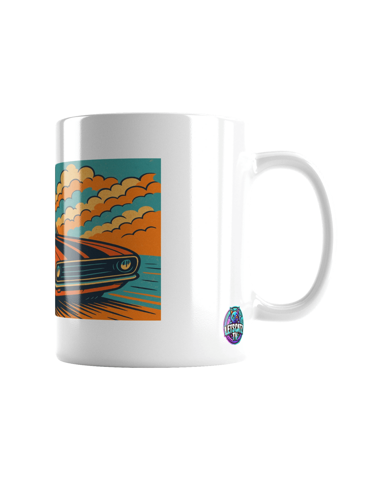 Cool Cat Ride – Keramik Tasse product image (3)