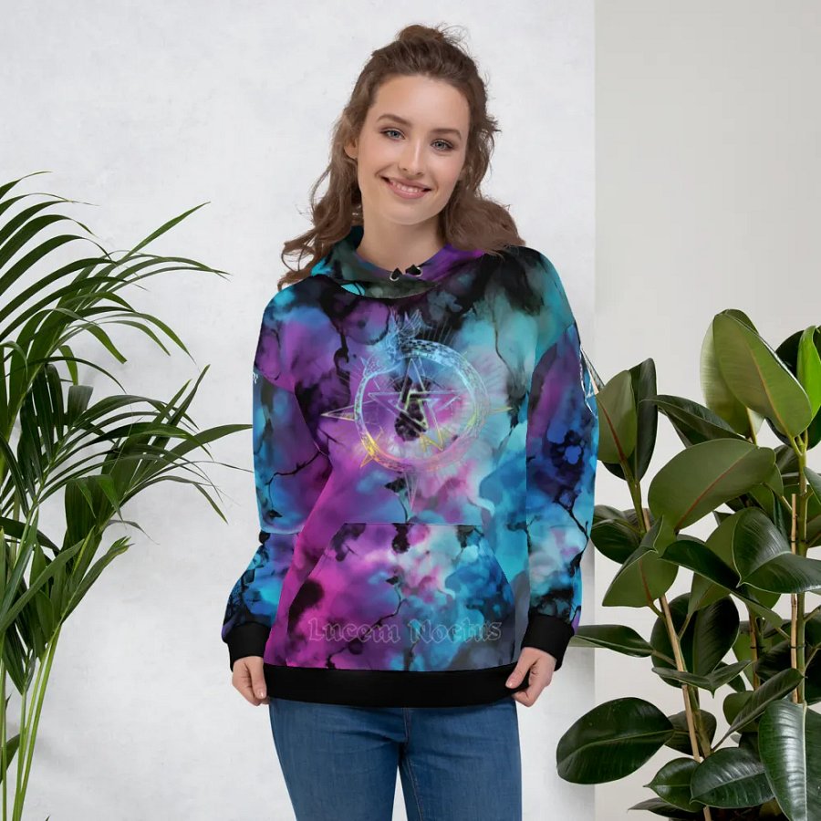 TIEDYE4GOTHIC STAR HOODIE product image (5)