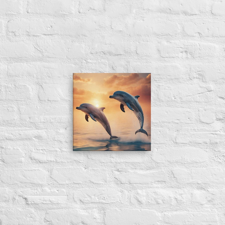 Dolphins Leaping From The Sea Wall Art product image (12)