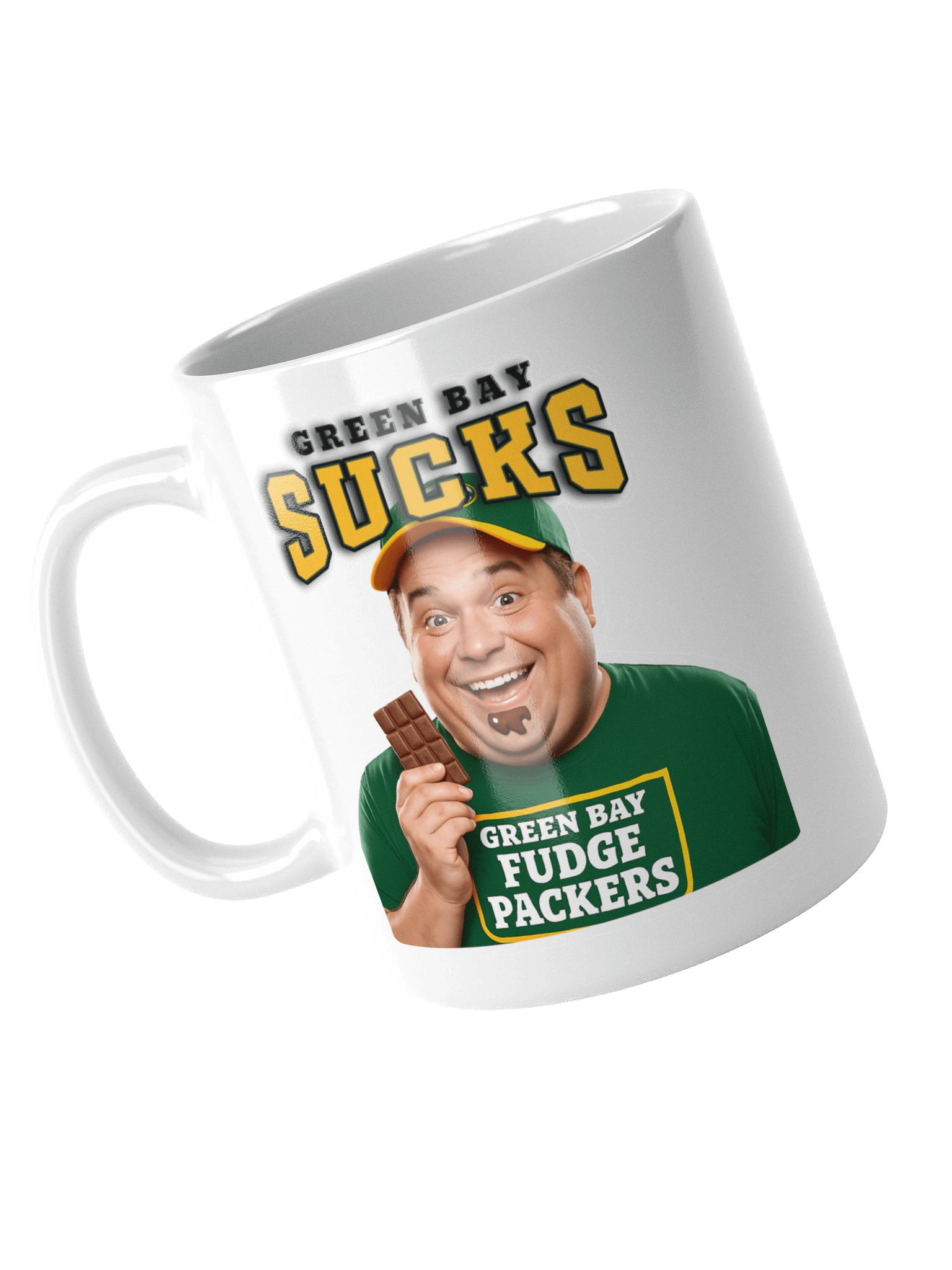 Green Bay Sucks Fudge Packers Mug | Green Bay Packers | Trash Fanz | NFL Rivals Locker product image (4)
