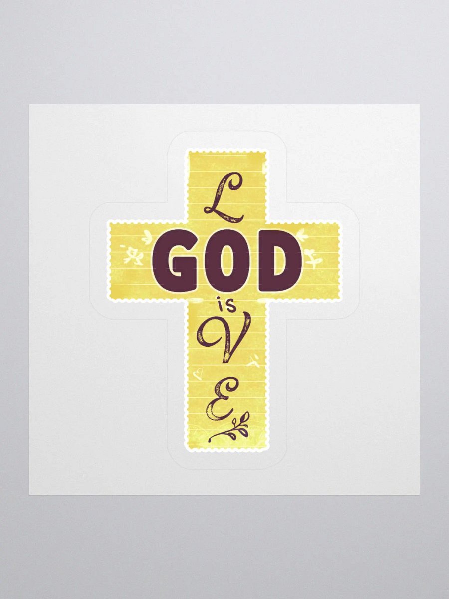 "God is Love" Sticker product image (1)