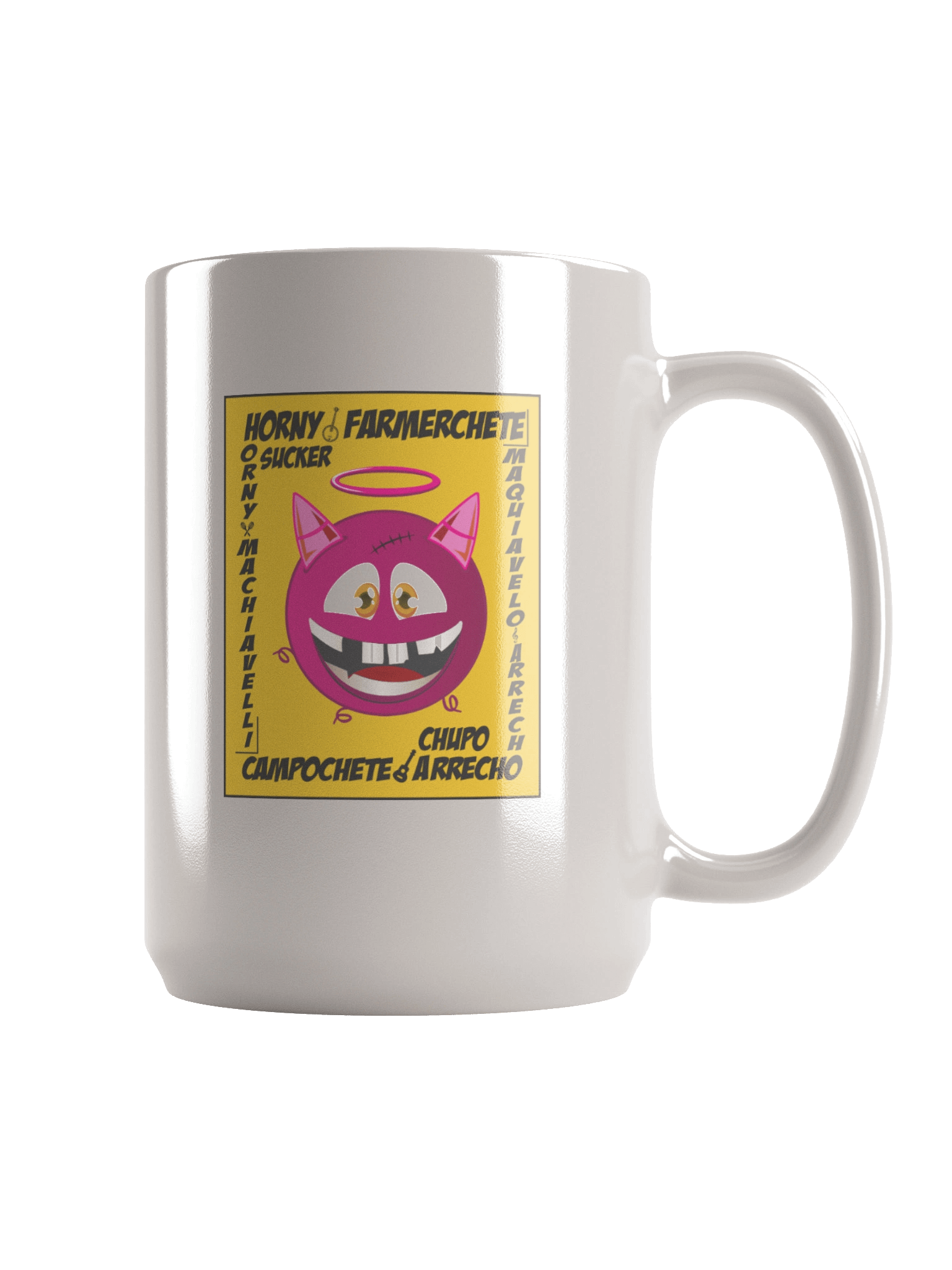 HORNY - ARRECHO - Ceramic Mug with Color Inside product image (2)
