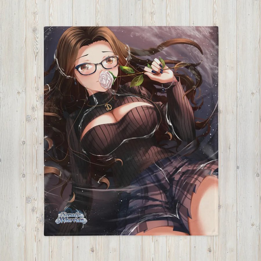 Water Rose 60″ × 80″ Blanket product image (4)