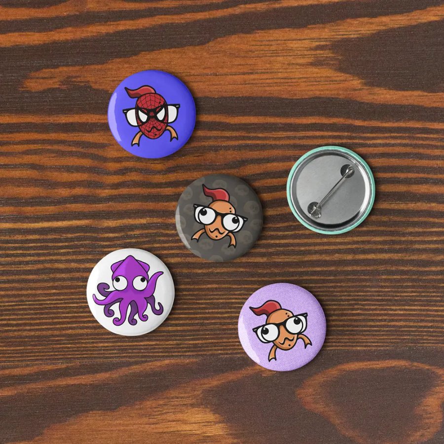 FEESH Logo Pin Set [5pk] product image (9)
