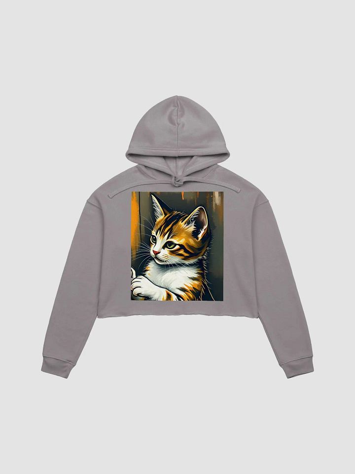 Cozy Chic Fleece Crop Hoodie product image (1)