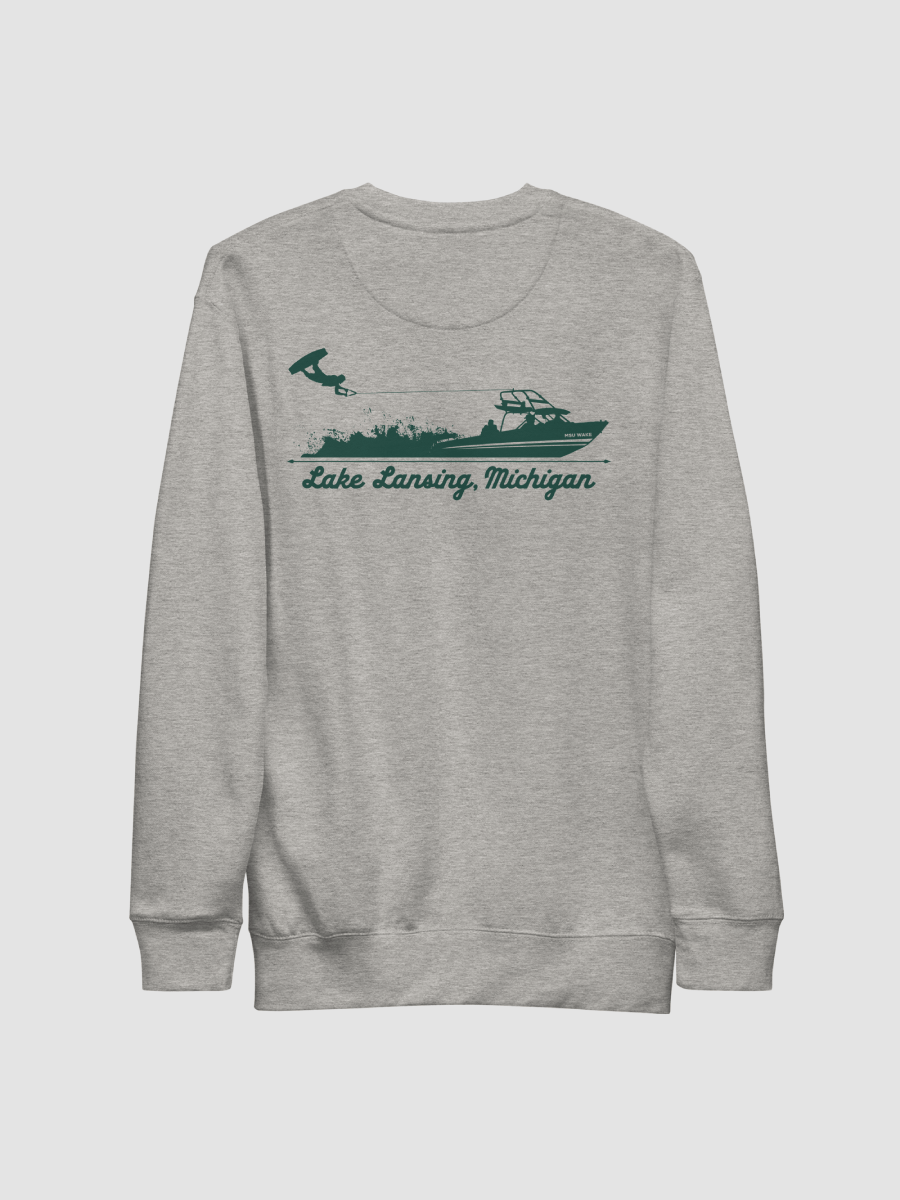 MSU Wake Lake Lansing Crewneck (Light) product image (3)