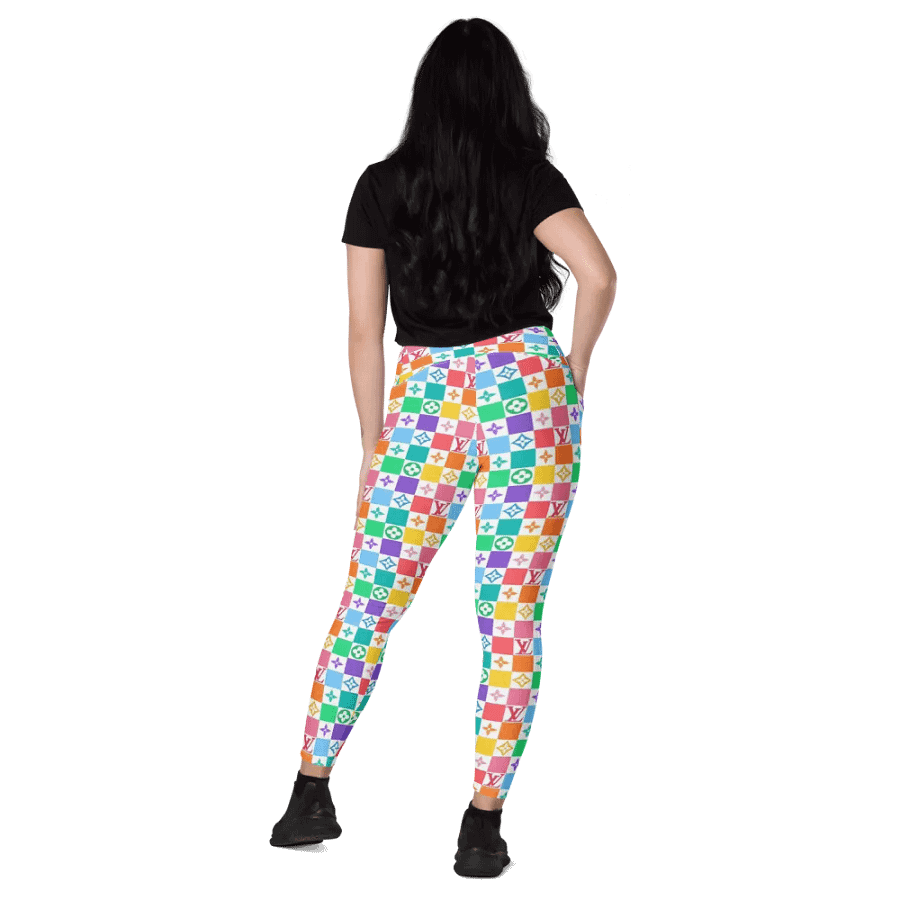 Leggings with Pockets – Luxury Logo Print for Sophisticated & High-End Style product image (12)