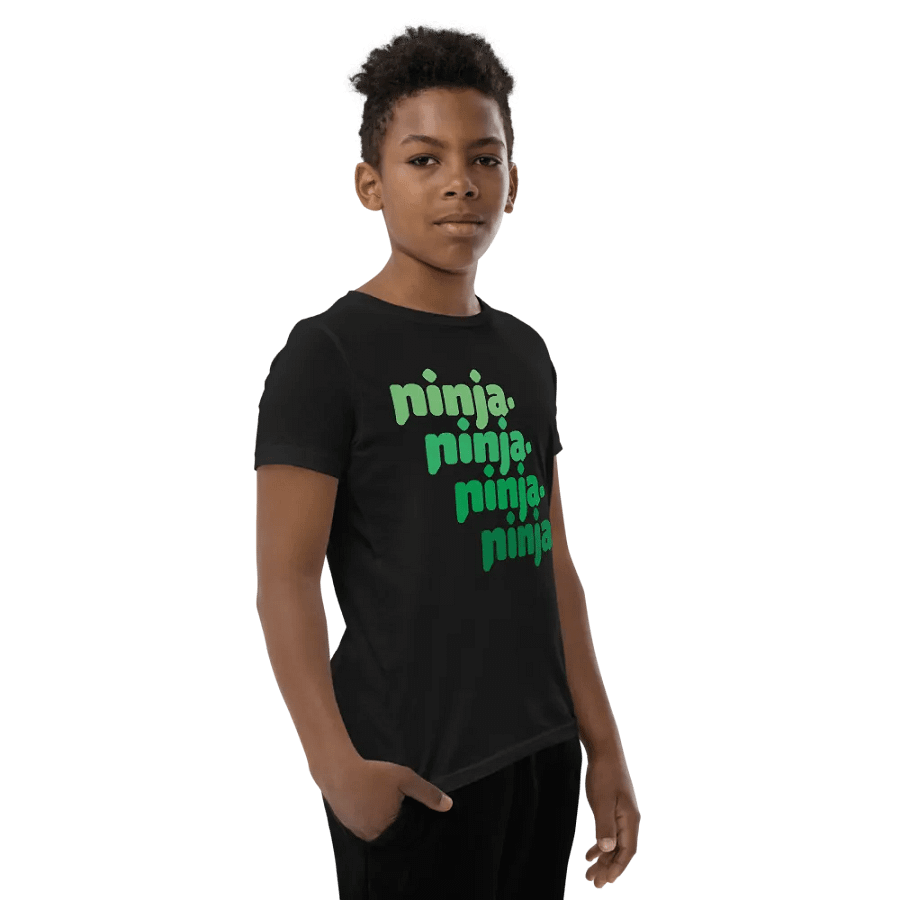 Quad Ninja Kids Tee: Green product image (10)