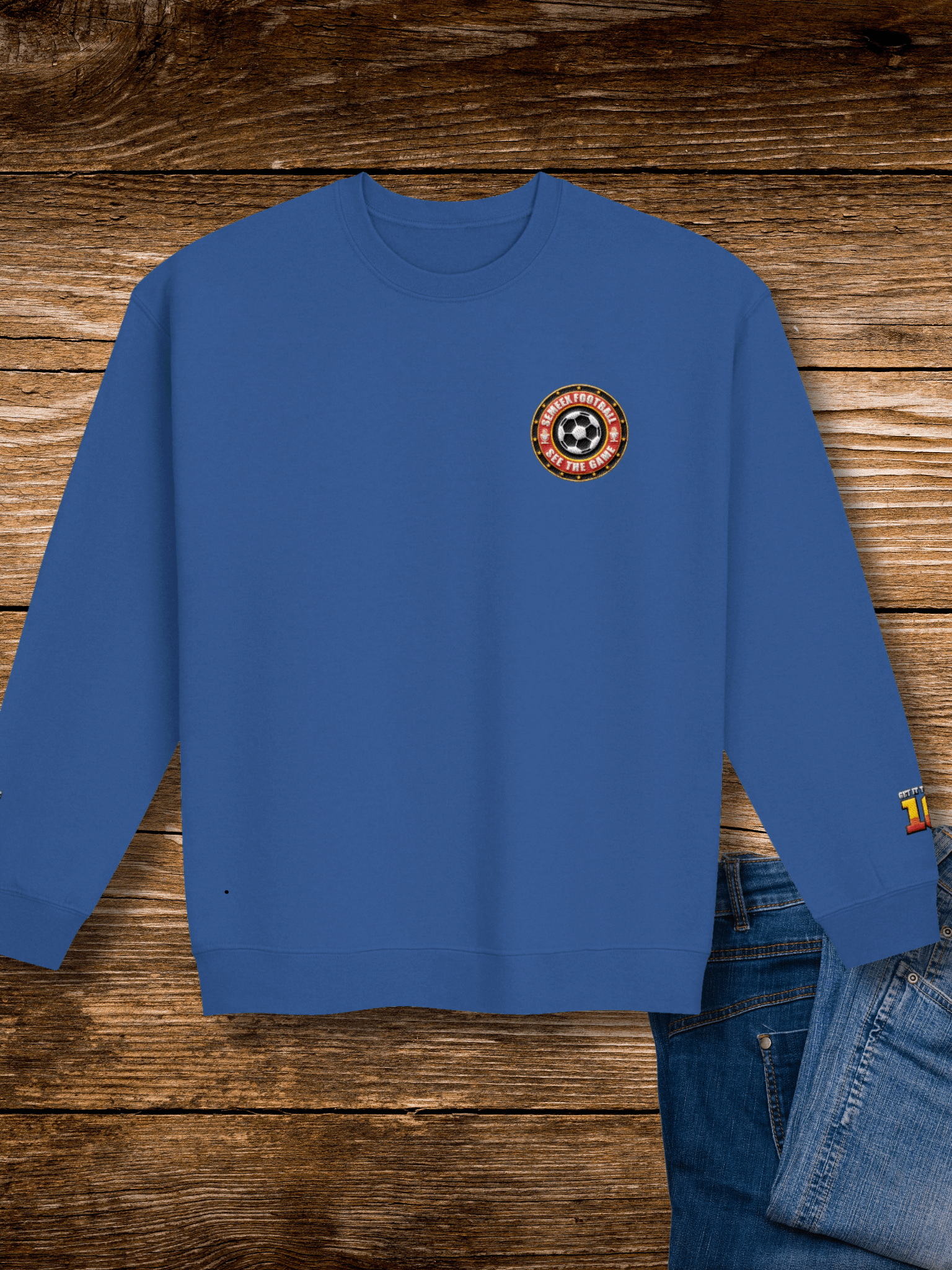 Semeex Football Icon Gildan Classic Crewneck Sweatshirt product image (63)