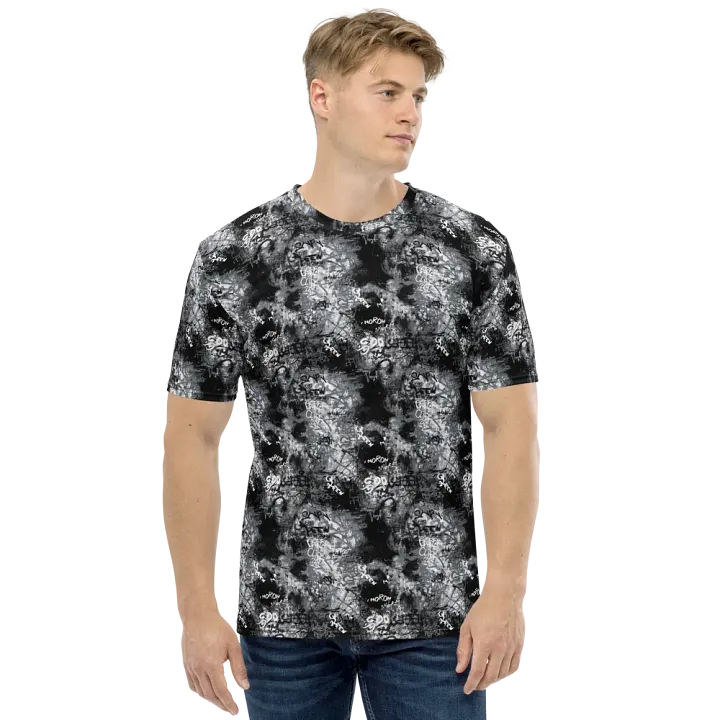 Black and White Graffiti | Crew Neck T-Shirt product image (1)