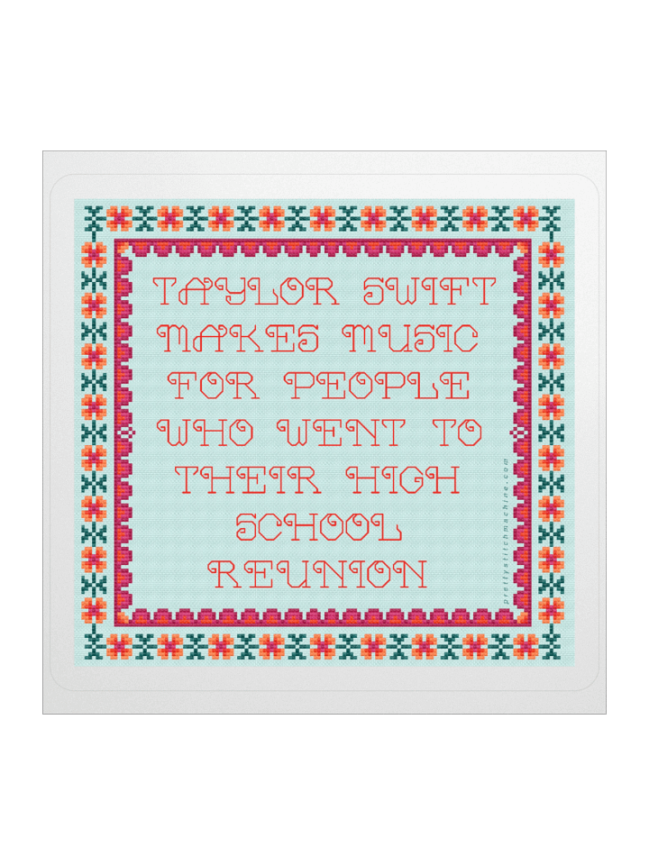 Music for People Who Went to Their High School Reunion Sticker product image (3)