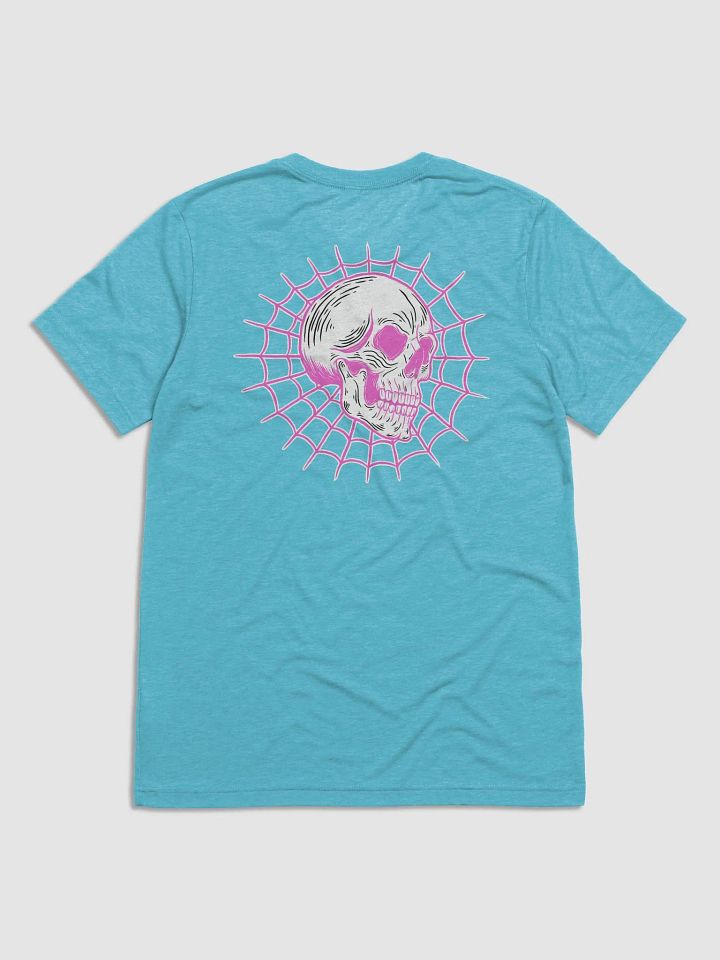 Spider web Skull Pink TShirt product image (2)