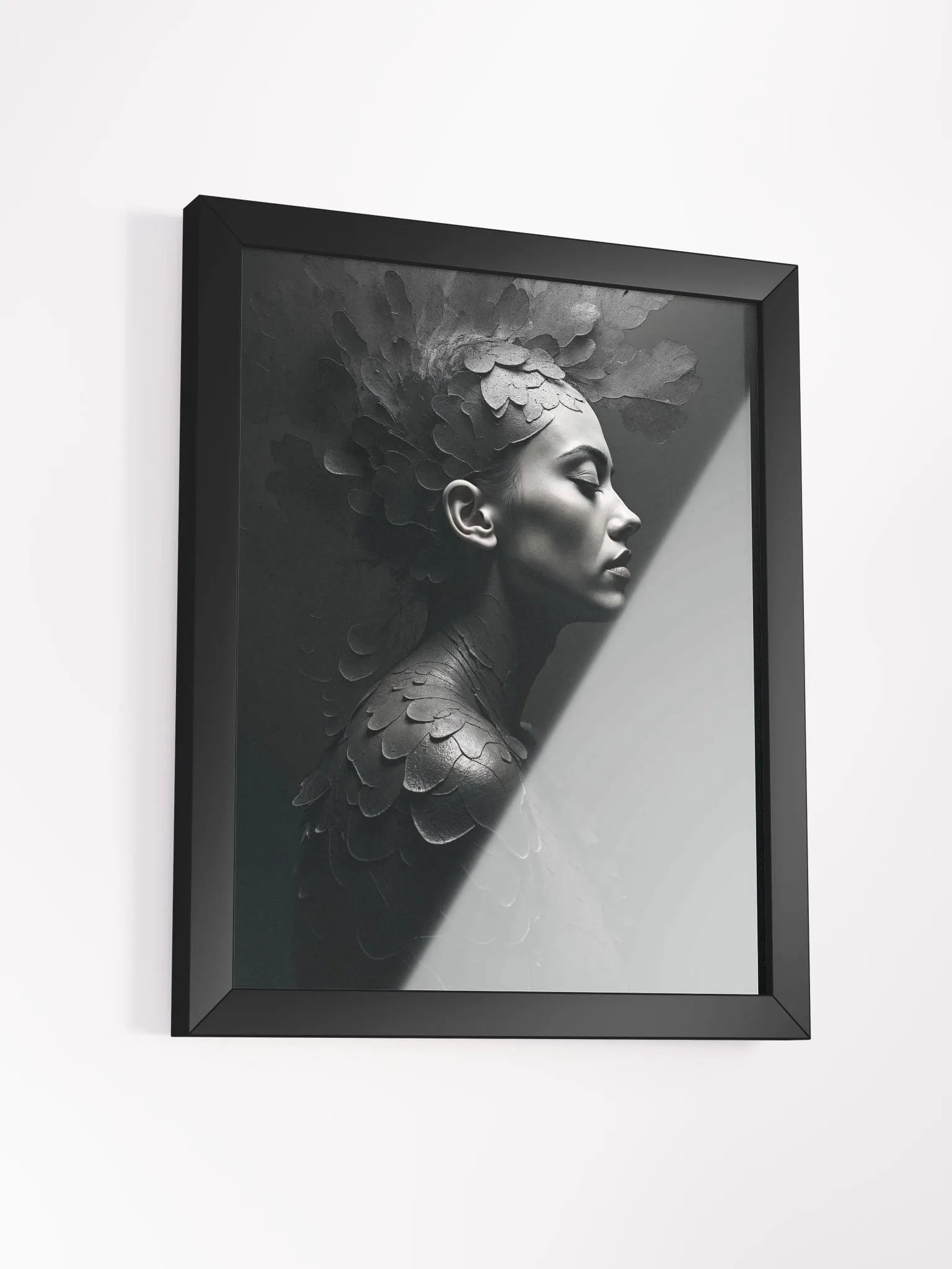 Sculpted Leaf Art Framed Print product image (3)