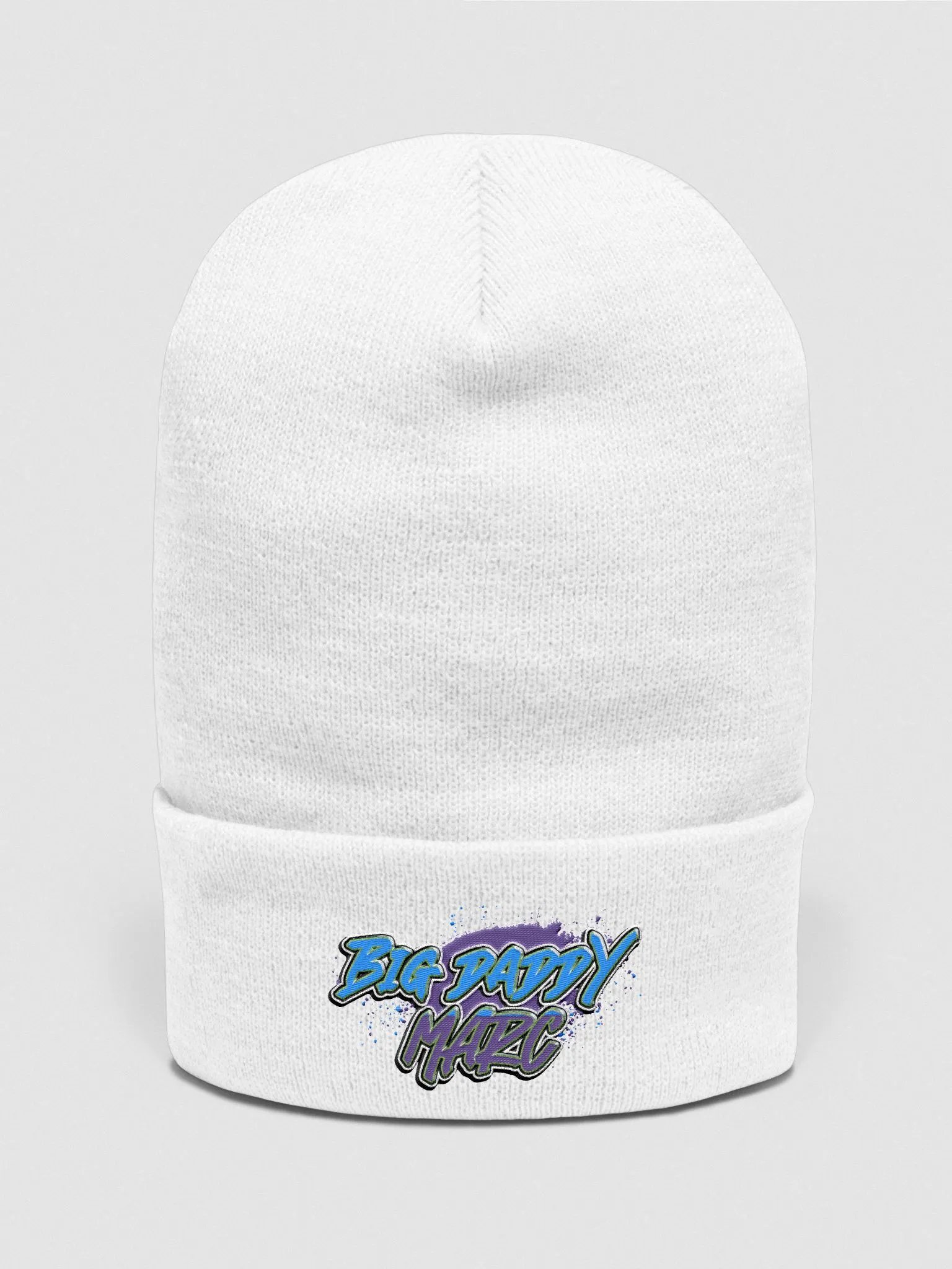 Big Daddy Marc White Winter Beanie product image (1)