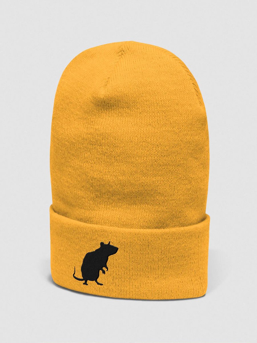 rat, yellow beanie product image (5)