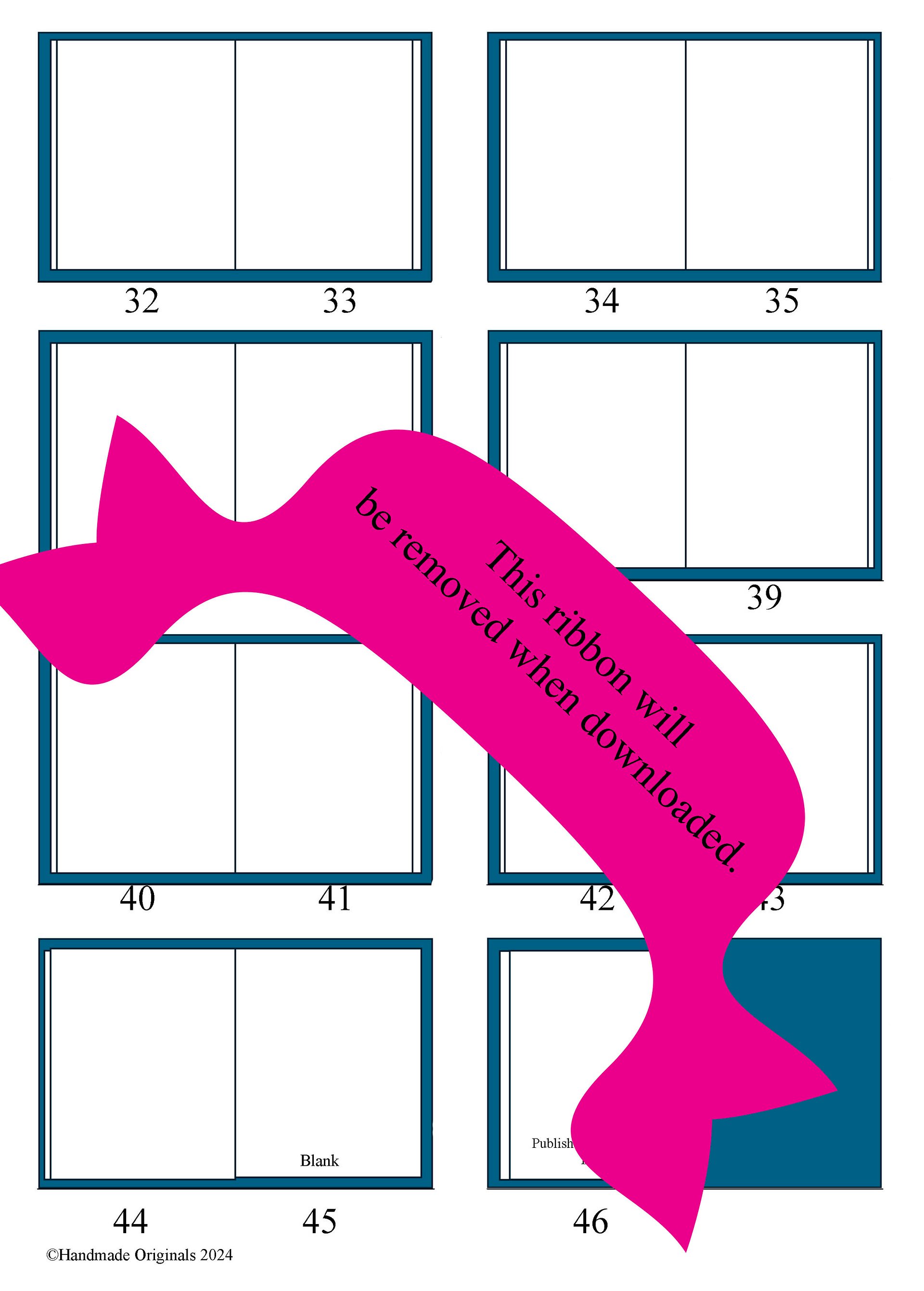 Guide 1: First, let's Storyboard your ideas. Storyboard template for children's storybook 16 page layout, ( 3xA4 ) product image (3)