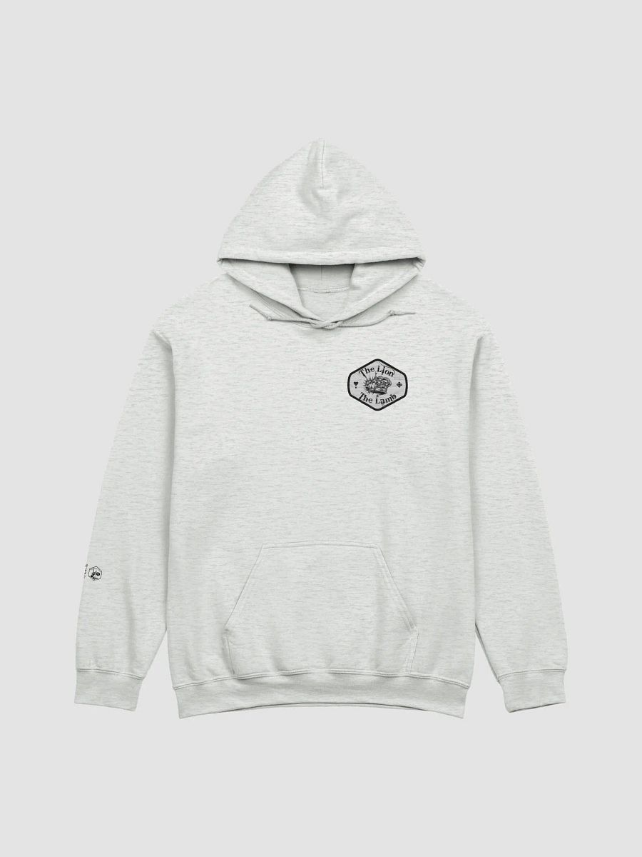 The Lion and The Lamb Unisex Heavy Hoodie - Spiritual Symbolism Sweatshirt product image (2)