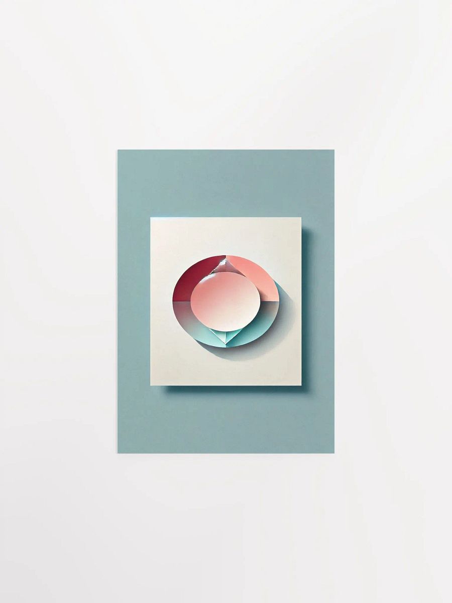 Dimensional Circles Enhanced Matte Poster product image (1)
