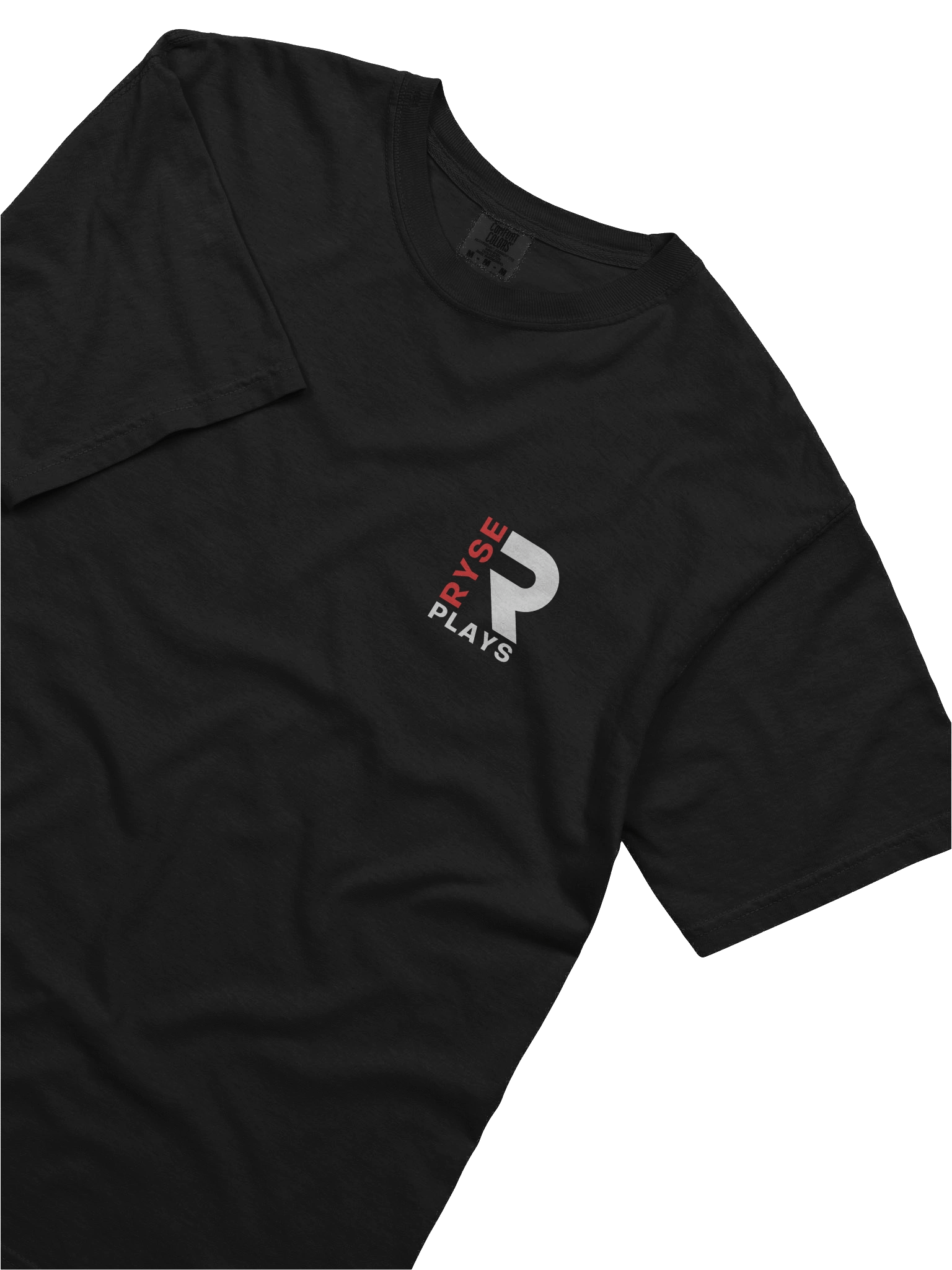 Ryse Plays: Men's Printed T-Shirt (white & red logo) product image (5)
