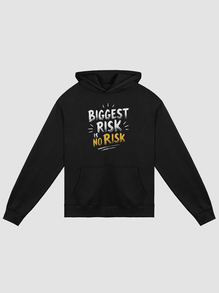 Unlock Your Inner Visionary with the   Biggest Risk Is No Risk  Hoodie – Inspired by Mark Zuckerberg’s Boldest Wisdom! product image (1)