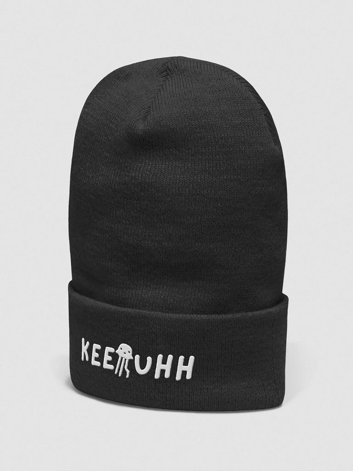 KEERUHH Embroidered Black Beanie product image (2)
