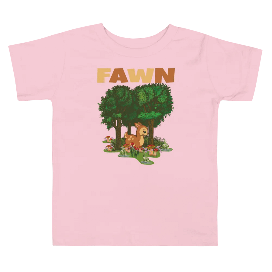 Fawn Funny Colorful Bella +Canvas Toddler T-Shirt – Funny Shirt & Gift for Kids product image (3)