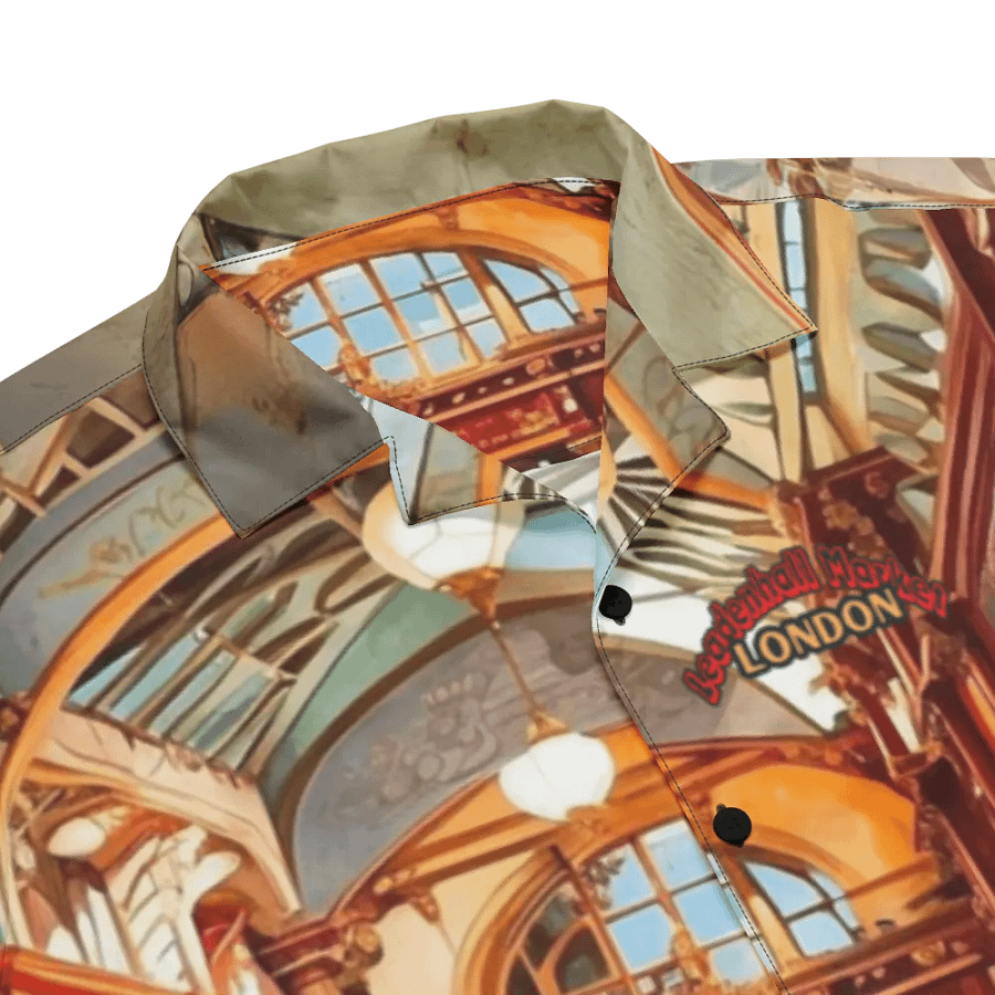 Leadenhall Market London All Over Print Hawaiian Shirt product image (11)