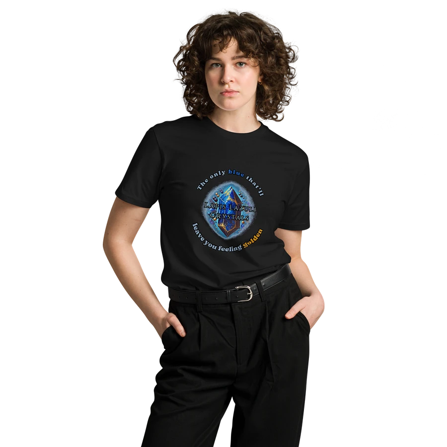 Lapis Lazuli Crystal T-Shirt – Feel Golden in Blue! product image (4)