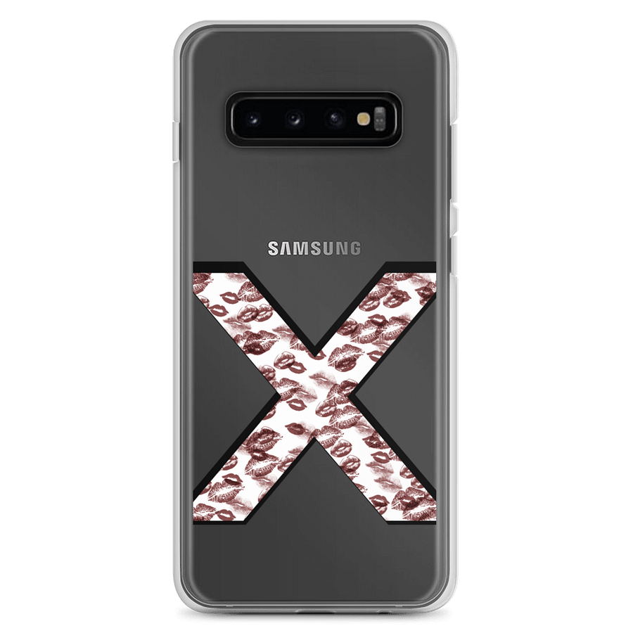 White X Burgundy Lipstick Kisses Phone Case S product image (2)