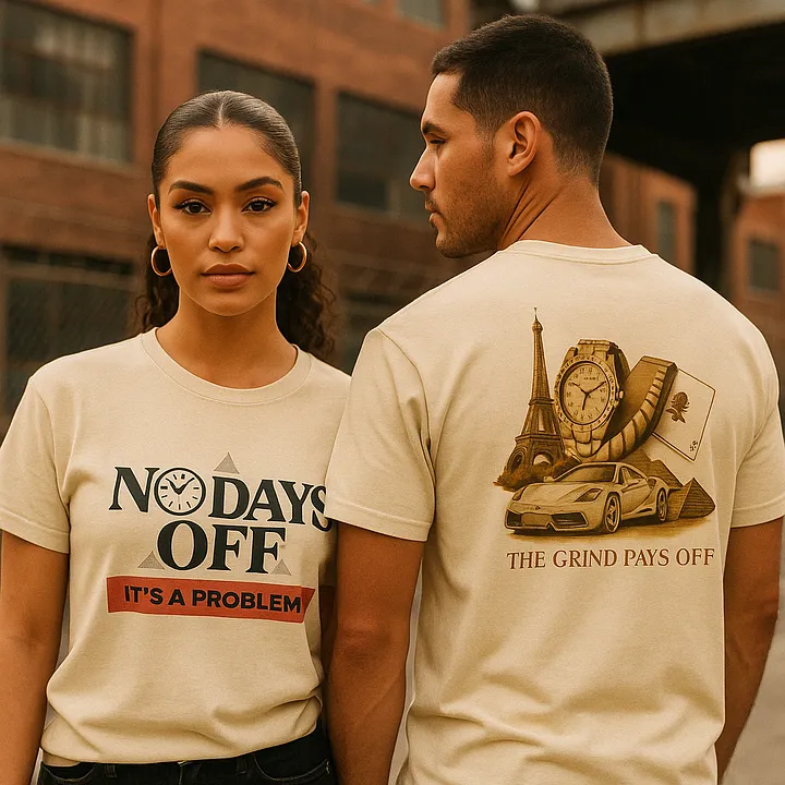 NO DAYS OFF – Luxury Grind Collage Tee product image (1)