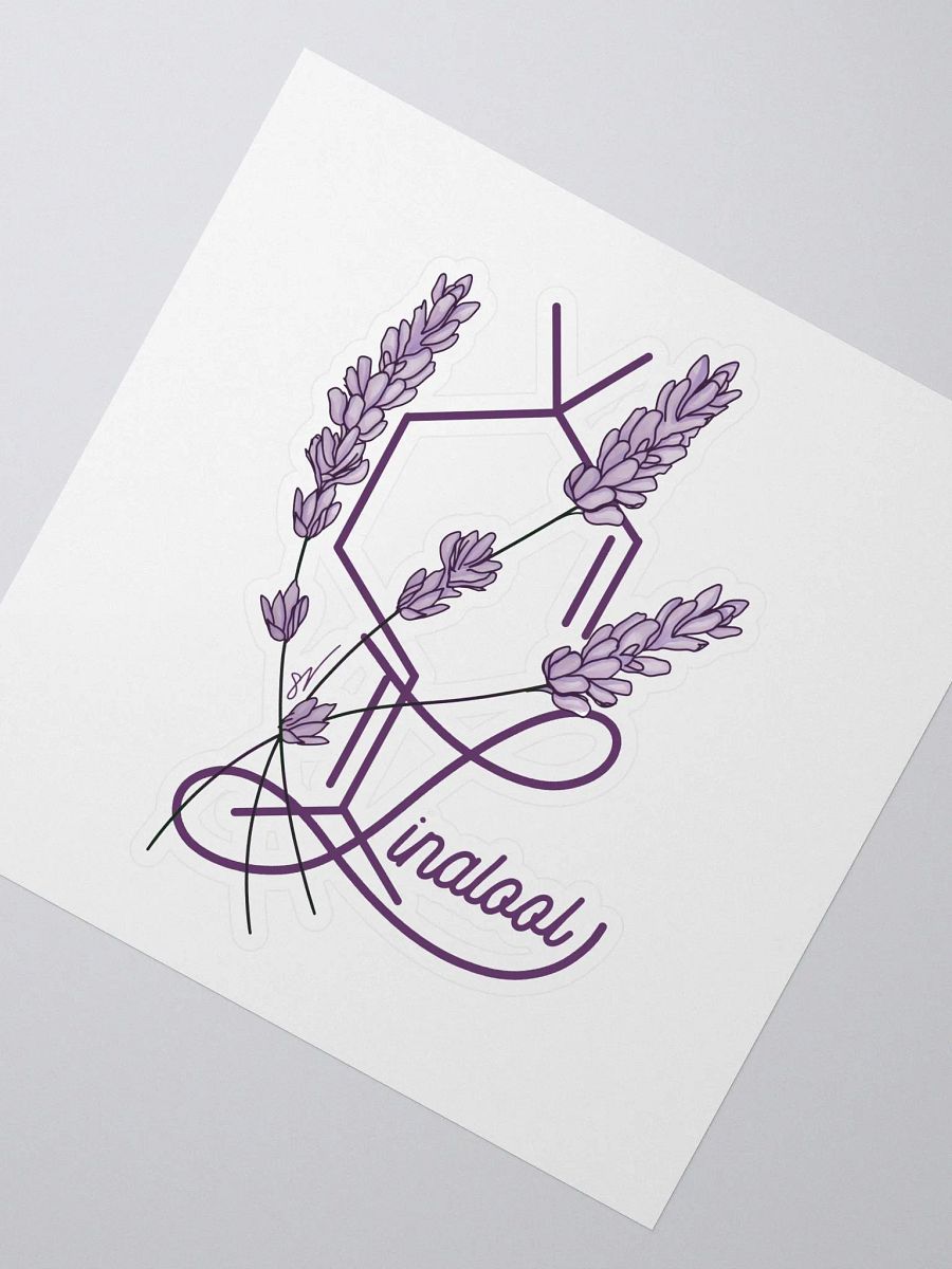 Lavender Linalool Watercolour Sticker product image (2)